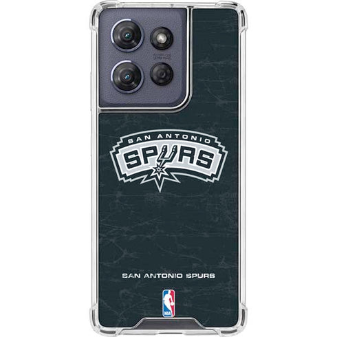 NBA San Antonio Spurs Primary Logo Moto G Play 5G (2025) Clear Case